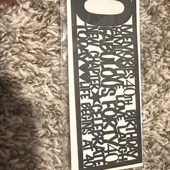 40th Birthday Scrapbook Boarder - Picture 4 of 6